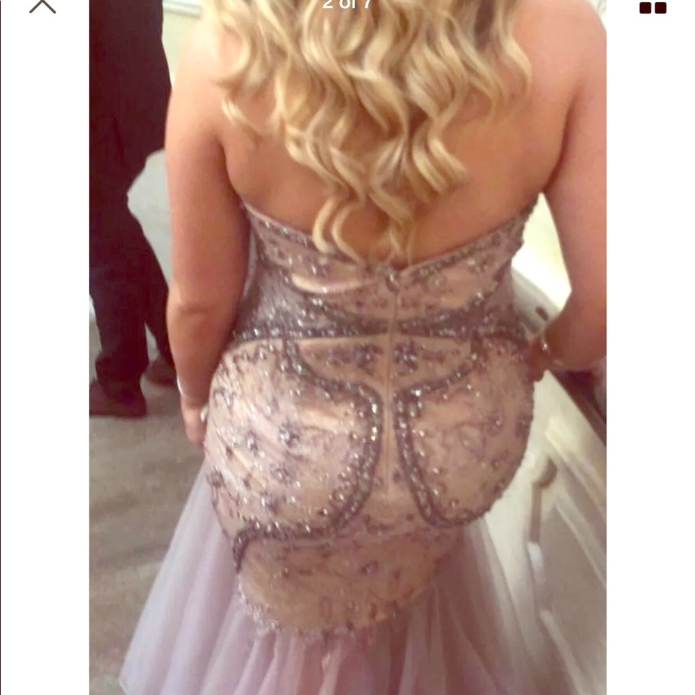 Nude terani evening dress! Sherri Hill jovani